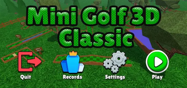 Percorso di gioco in Mini Golf 3D Classic